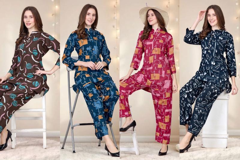 Summer Special VOL.Co-Ord Set JC- 164 F catalog night dress surat wholesaler in mumbai