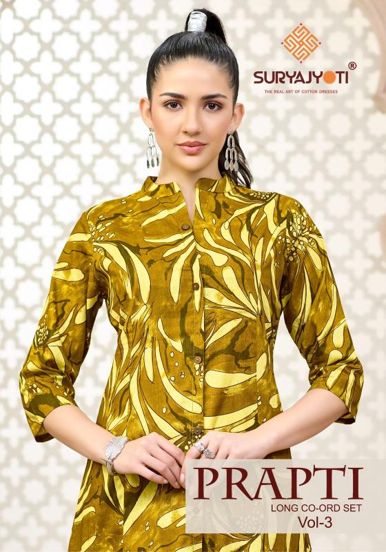 Suryajyoti Prapti Vol-3 – Long Princess Cut Cord Set - Wholesale Catalog