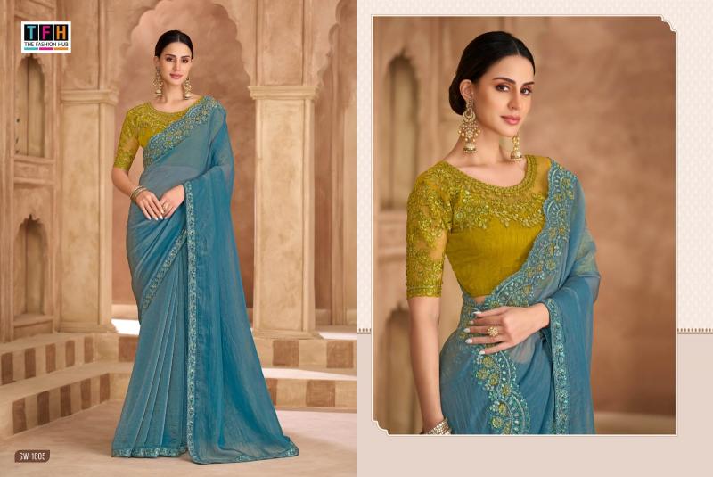Tfh Sandalwood 16th Edition catalog wholesale designer silk sarees
