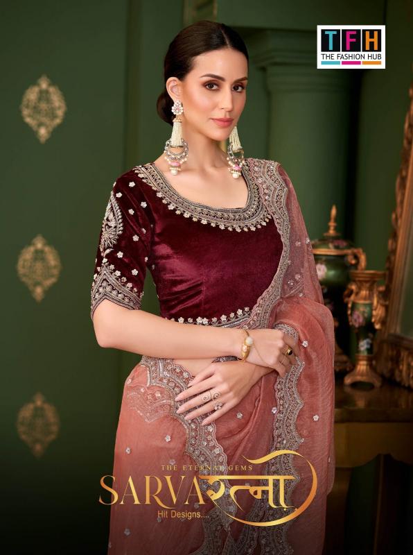 Tfh Sarvaratna Hits catalog biggest wholesale saree market in india