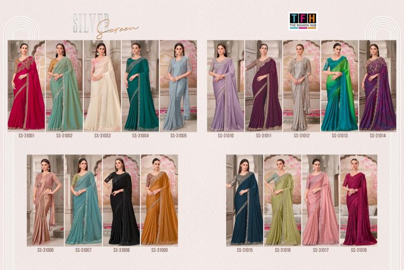 Tfh Silver Screen 21st catalog designer saree wholesale online