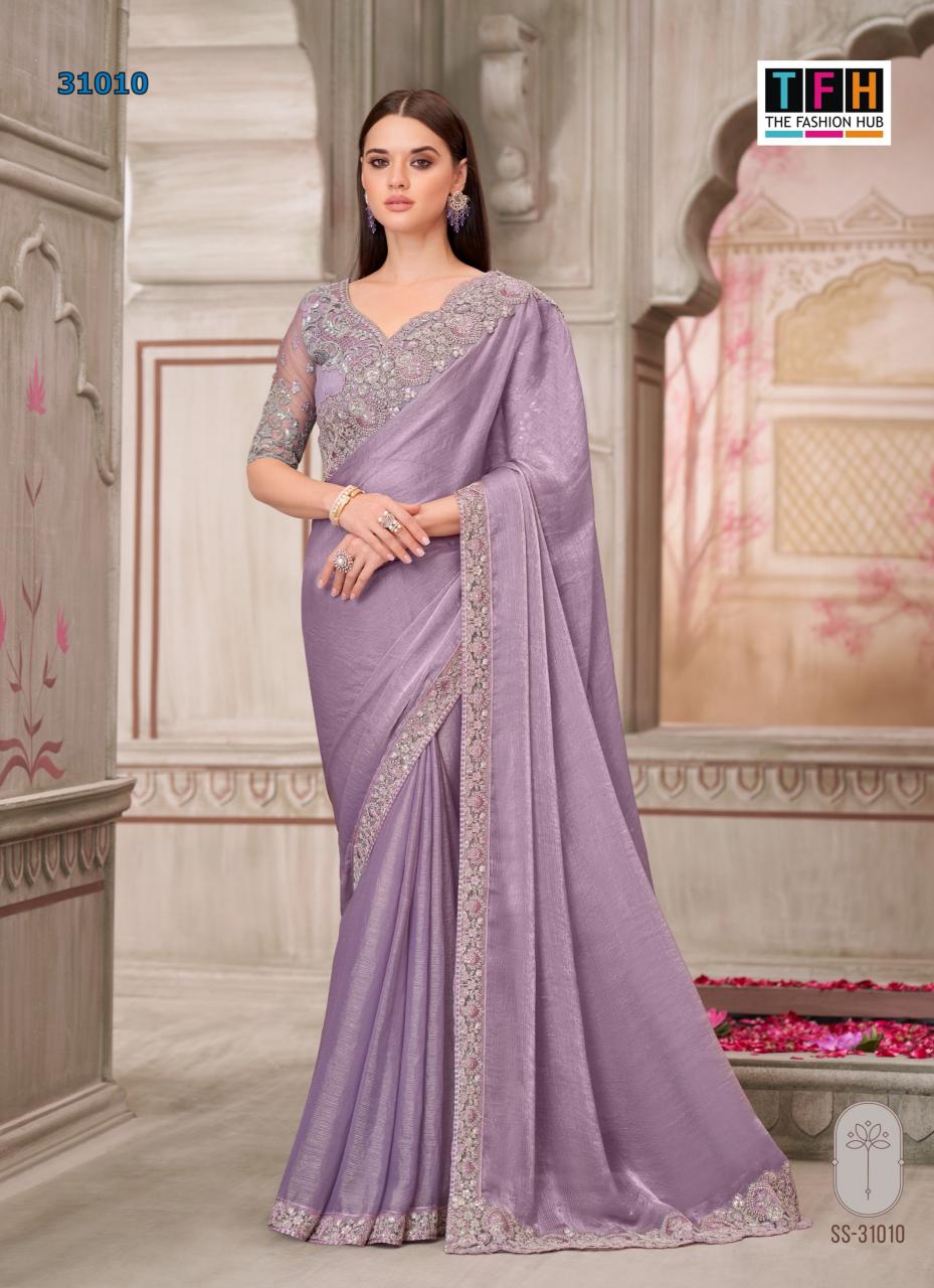 Tfh Silver Screen 21st catalog designer saree wholesale online