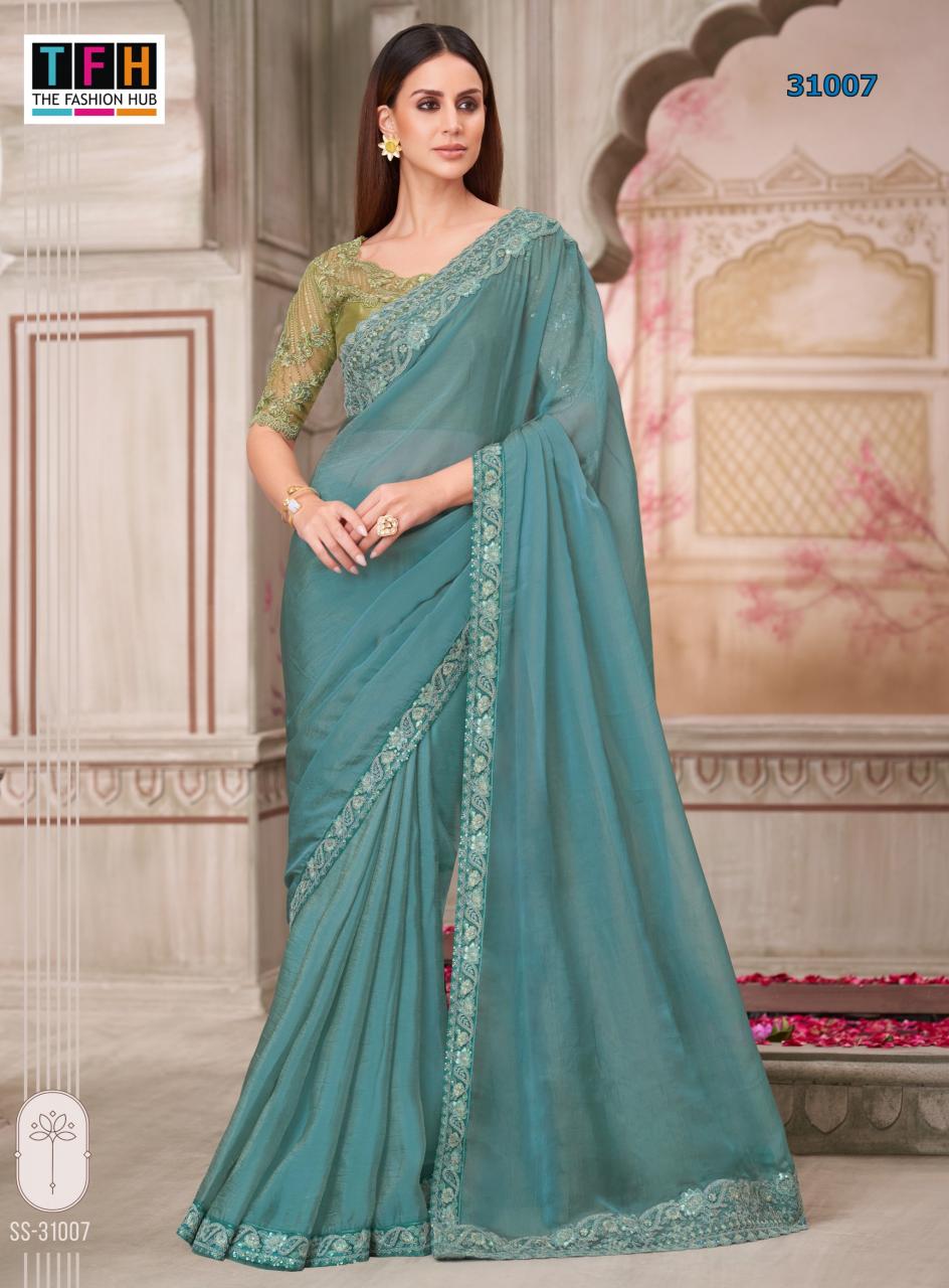 Tfh Silver Screen 21st catalog designer saree wholesale online