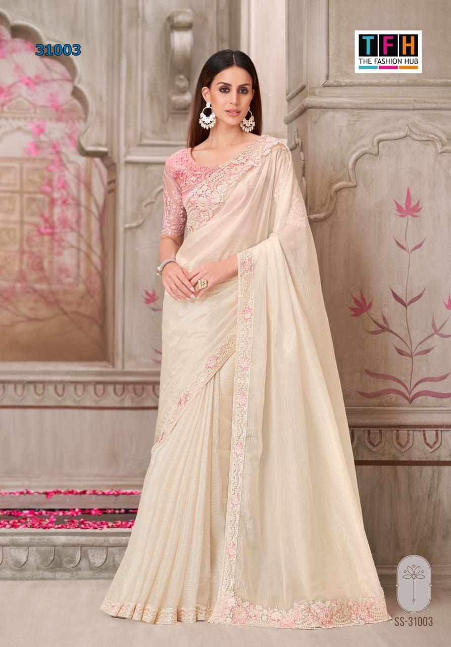 Tfh Silver Screen 21st catalog designer saree wholesale online