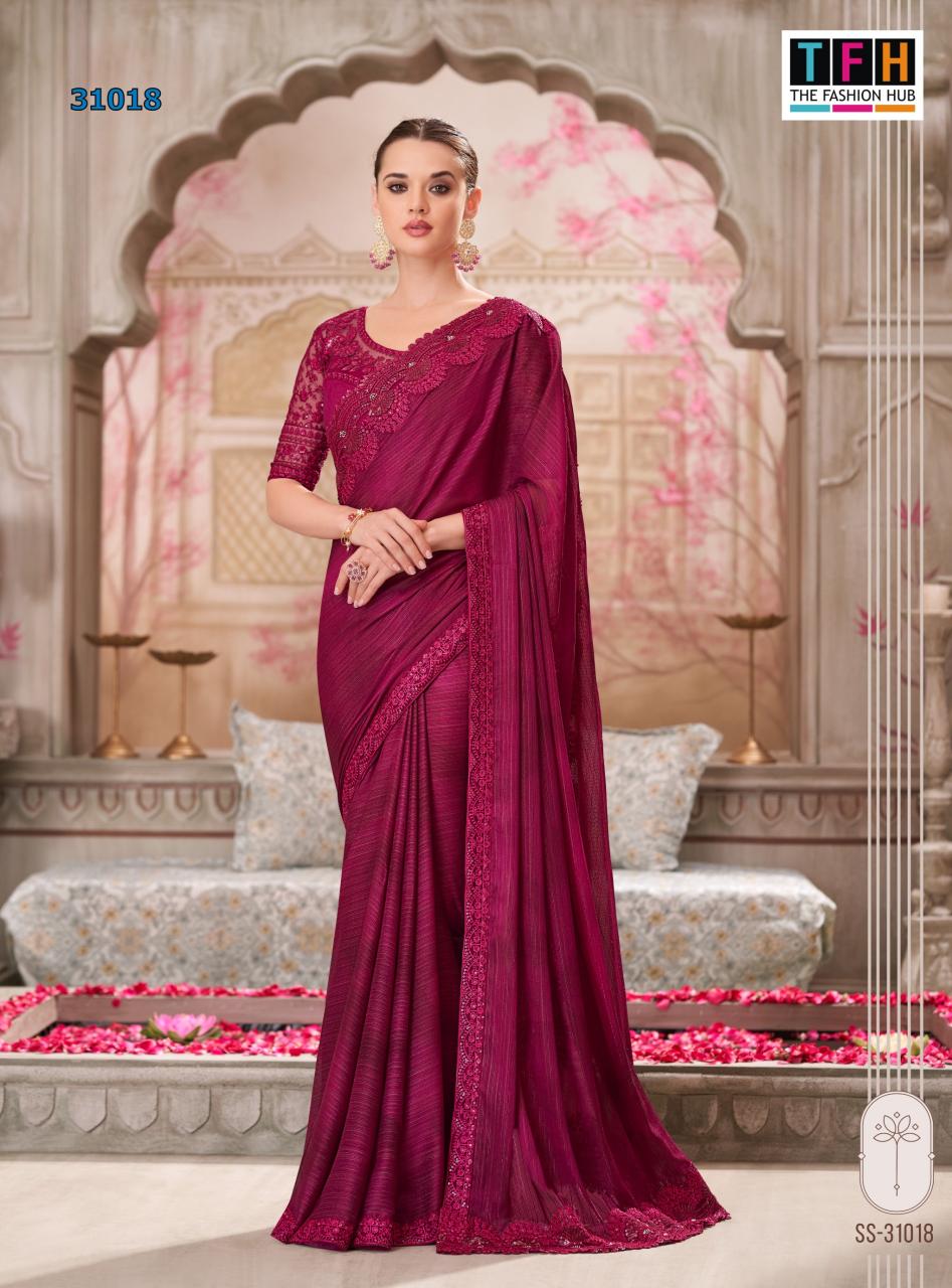 Tfh Silver Screen 21st catalog designer saree wholesale online