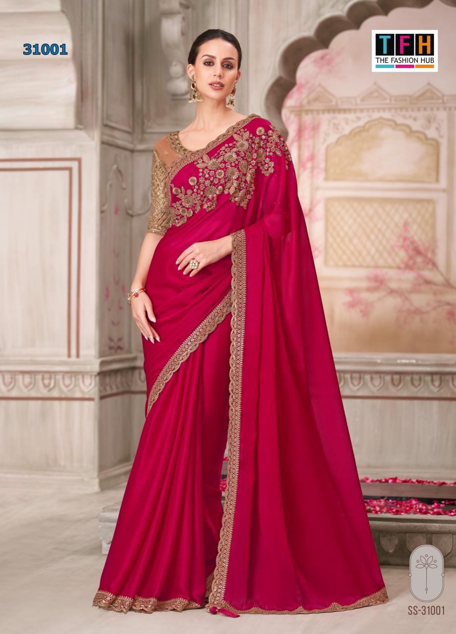 Tfh Silver Screen 21st catalog designer saree wholesale online