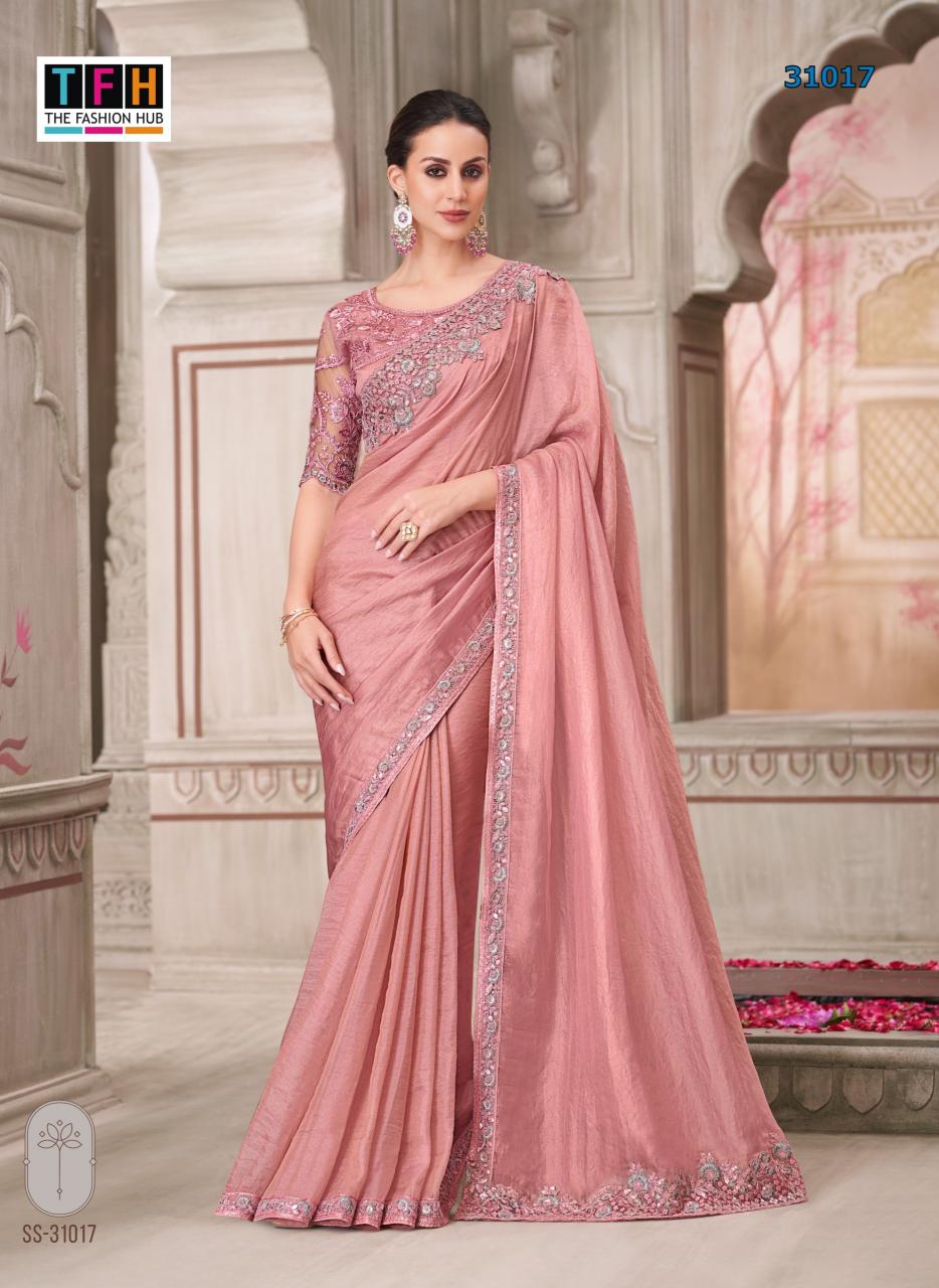 Tfh Silver Screen 21st catalog designer saree wholesale online