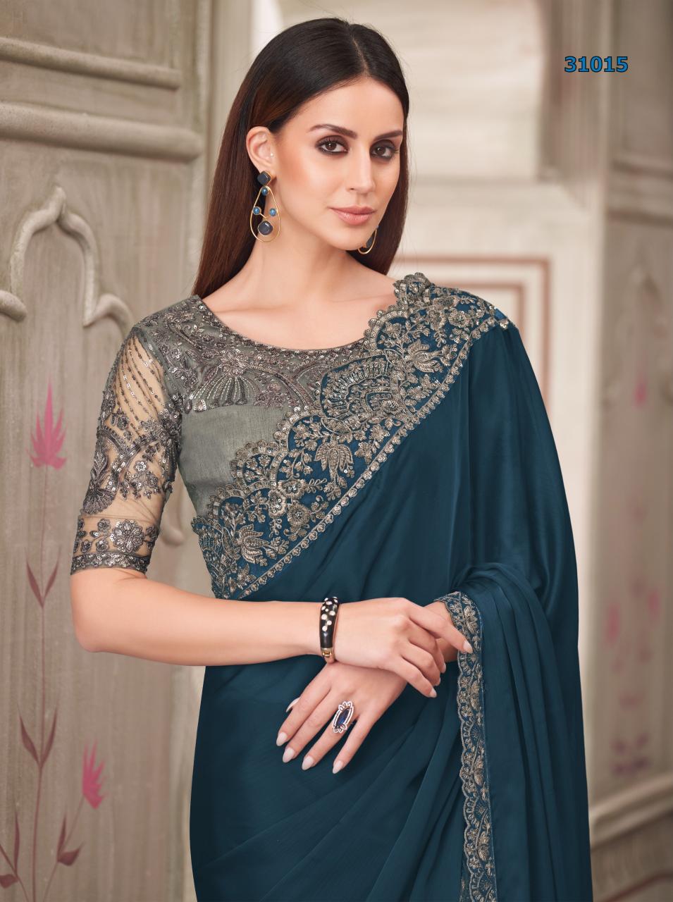 Tfh Silver Screen 21st catalog designer saree wholesale online