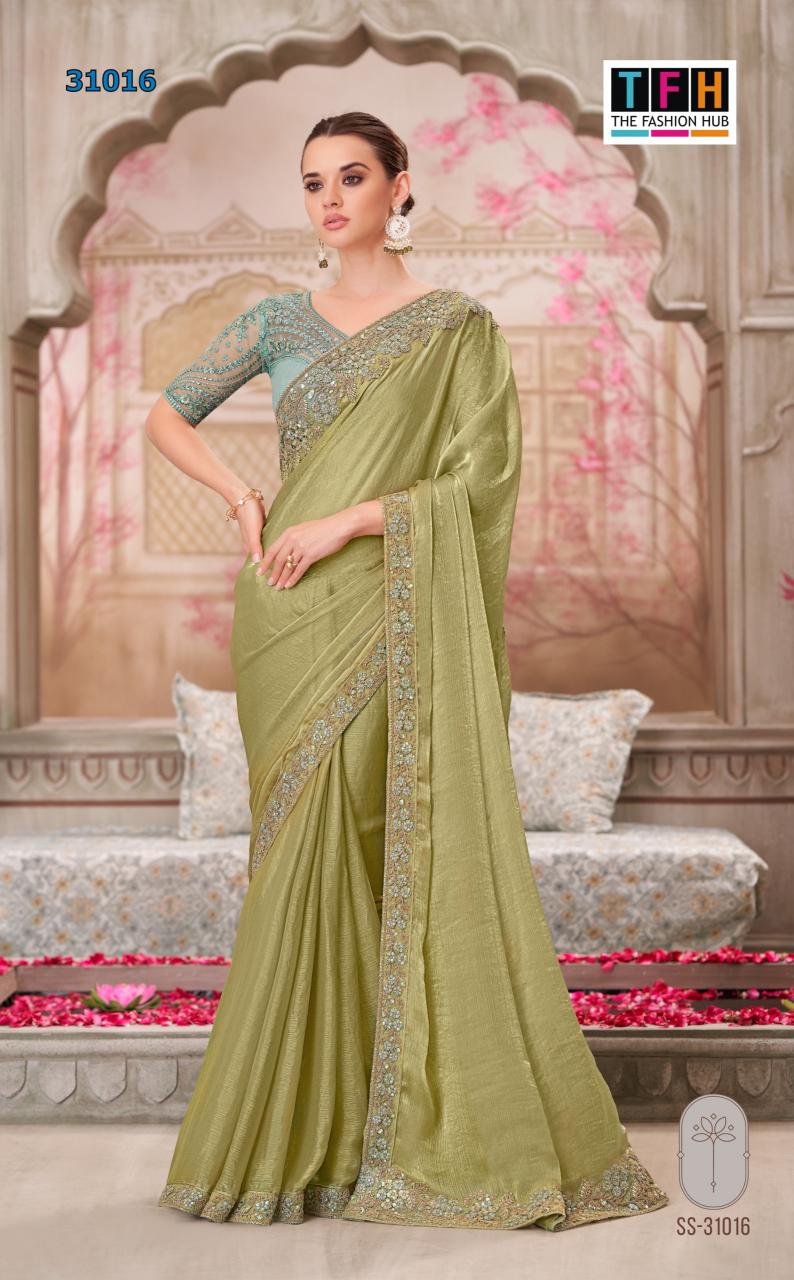 Tfh Silver Screen 21st catalog designer saree wholesale online