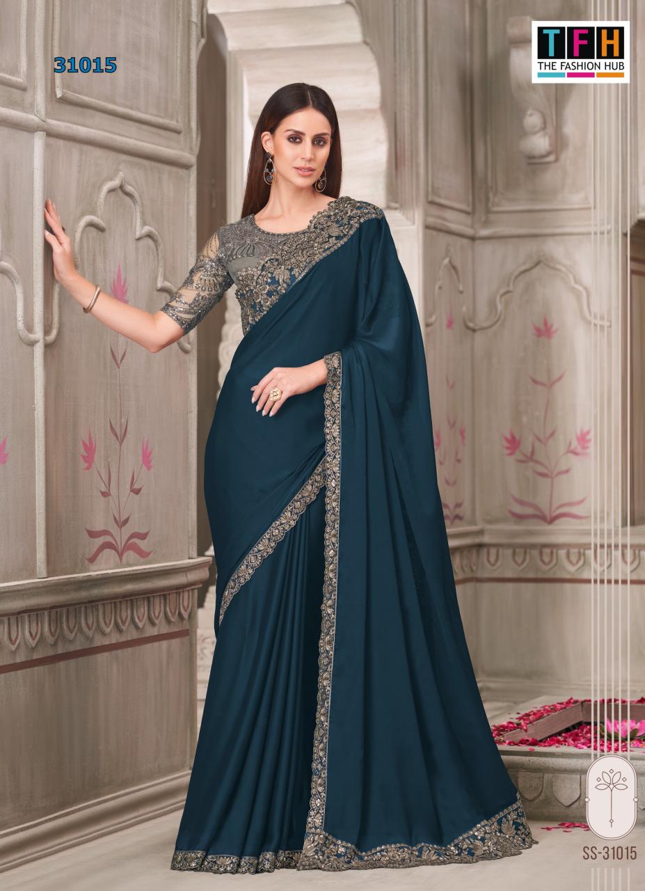 Tfh Silver Screen 21st catalog designer saree wholesale online