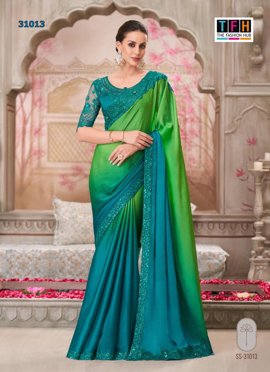 Tfh Silver Screen 21st catalog designer saree wholesale online