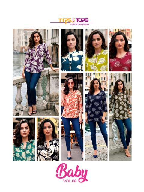 Tips & Tops Baby Vol 8 Catalog kurti tunic wholesale