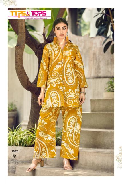 Tips & Tops Cotton Beats Vol 4 catalog co ords set indian style