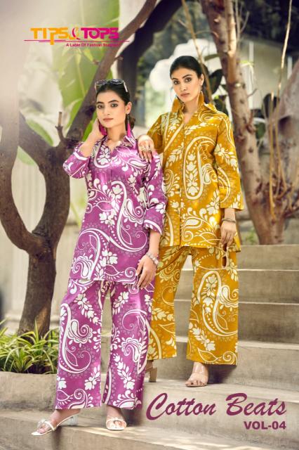 Tips & Tops Cotton Beats Vol 4 catalog co ords set indian style