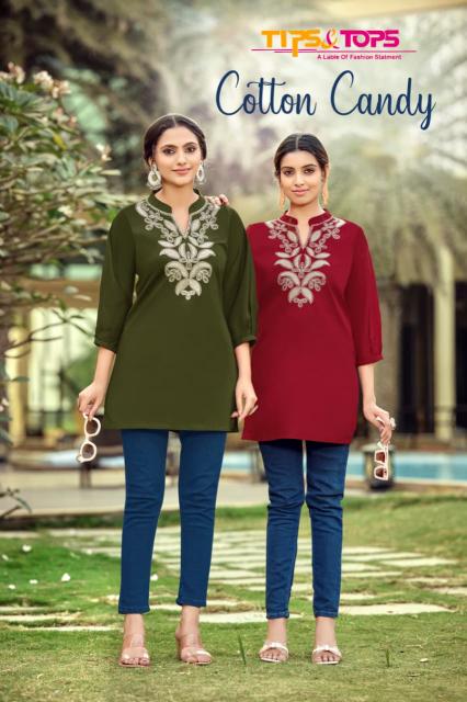 Tips & Tops Cotton Candy vol 8 catalog kurtis wholesalers in pathankot