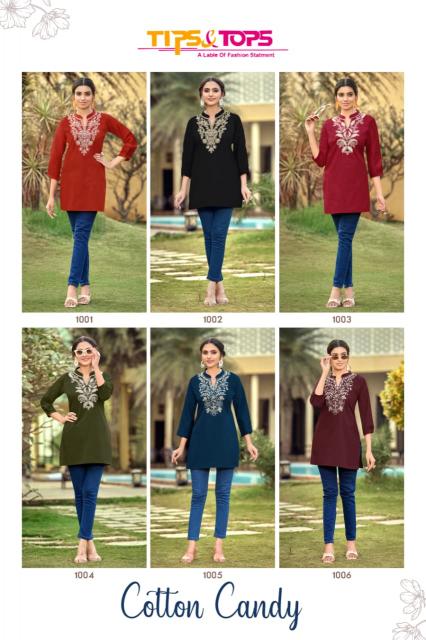 Tips & Tops Cotton Candy vol 8 catalog kurtis wholesalers in pathankot