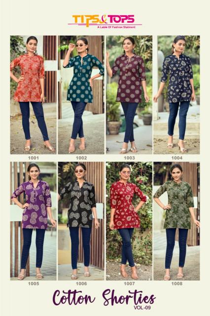 Tips & Tops Cotton Shorties Vol 9 Catalog kurtis wholesale in chennai