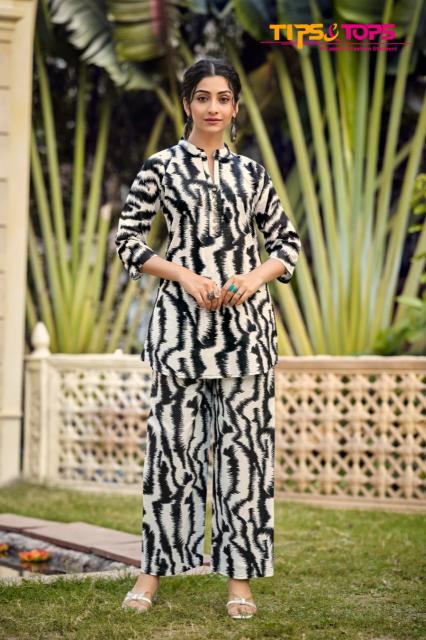 Tips & Tops Cotton Trends Vol 3 Catalog coord set for ladies