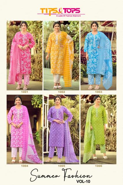 Tips & Tops Summer Fashion Vol 10 catalog wholesale dealers of branded kurtie