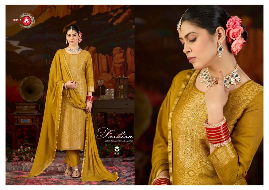 Triple Aaa Koyal vol 5 catalog surat dress material