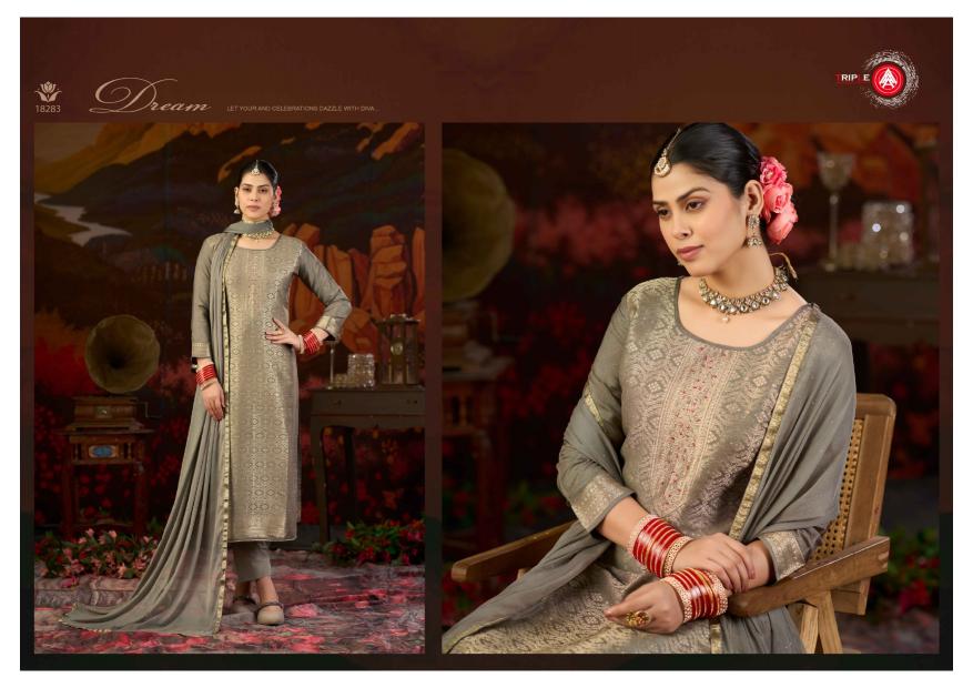 Triple Aaa Koyal vol 5 catalog surat dress material