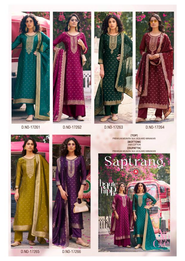 Triple Aaa Saptrang vol 4 catalog surat dress materials online retail
