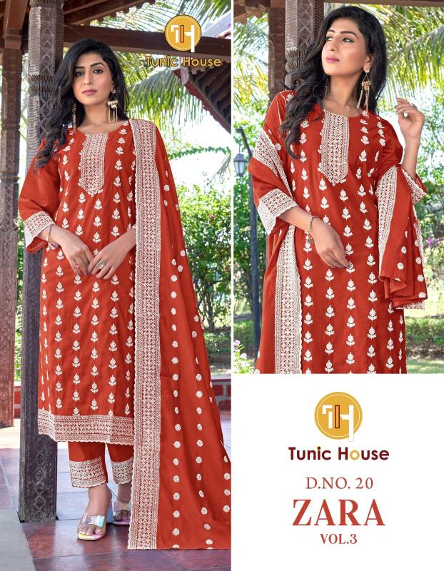 Tunic House Zara vol 3 catalog ladies kurti wholesale market in delhi