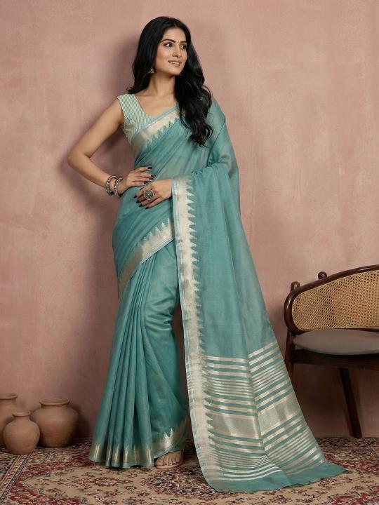 URBAN LOOM VOL 1 BY SHREE SHYAM FASHION fancy designer COTTON Silk WITH ZARI BORDAR fabric saree wholesale with Fancy latkan