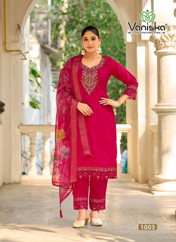 Vaniska Fashion Flora Vol 1 catalog wholesale kurti market in ludhiana