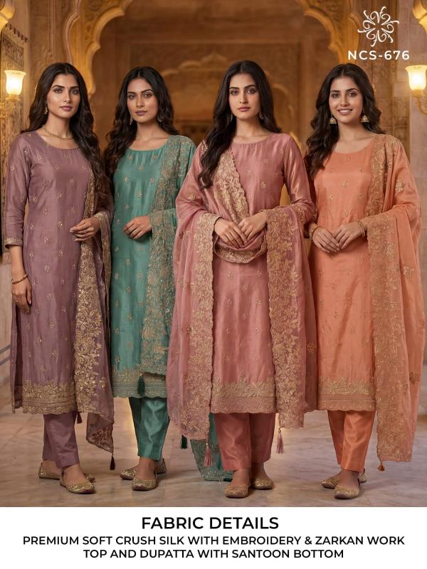 Vinay 676 catalog designer salwar kameez wholesale in delhi