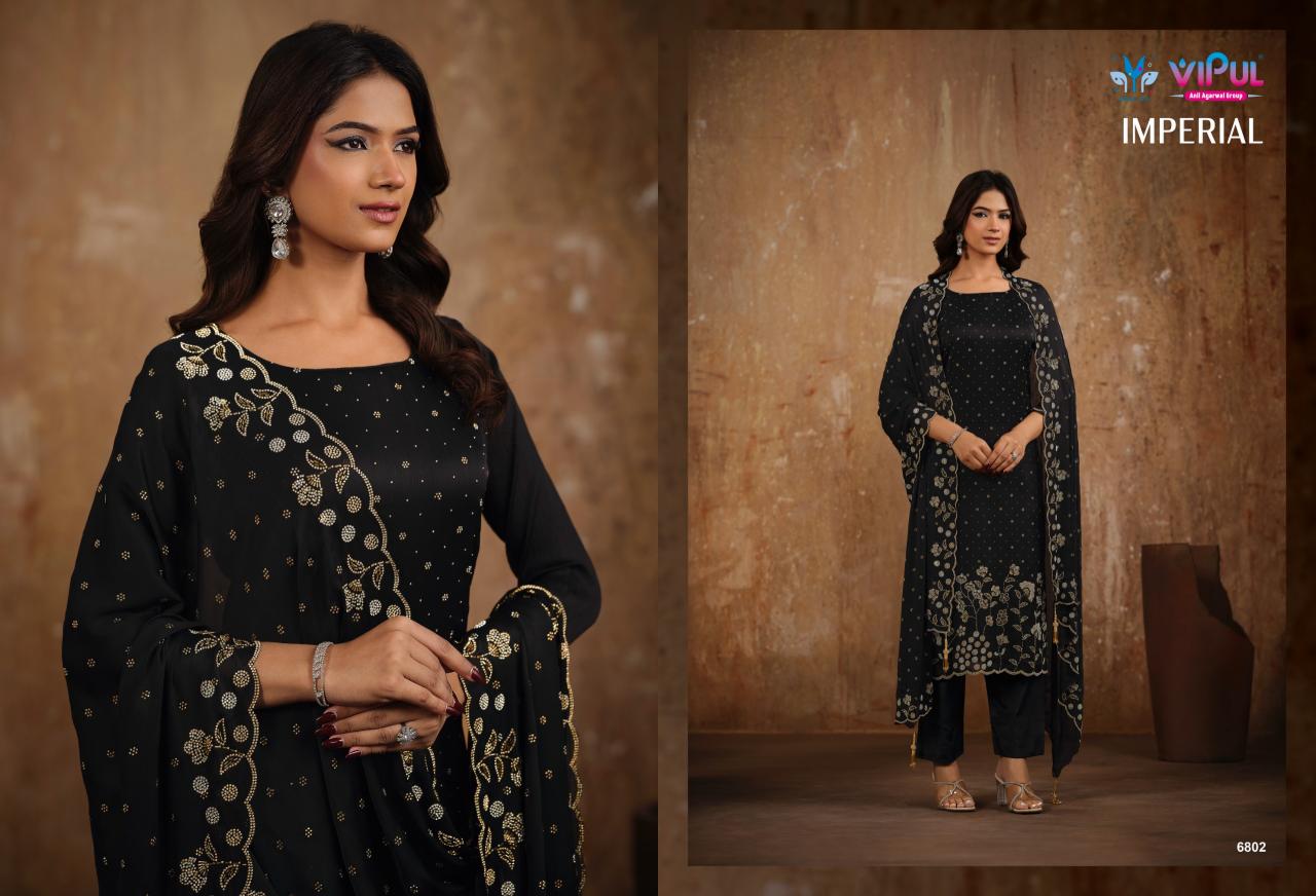 Vipul Imperial catalog wholesale unstitched salwar kameez material in bangalore