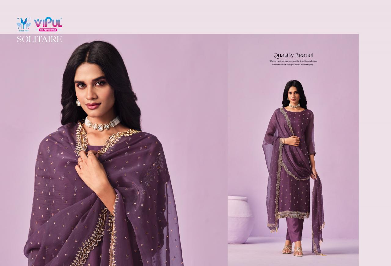 Vipul Solitaire catalog wholesale salwar kameez market in kolk