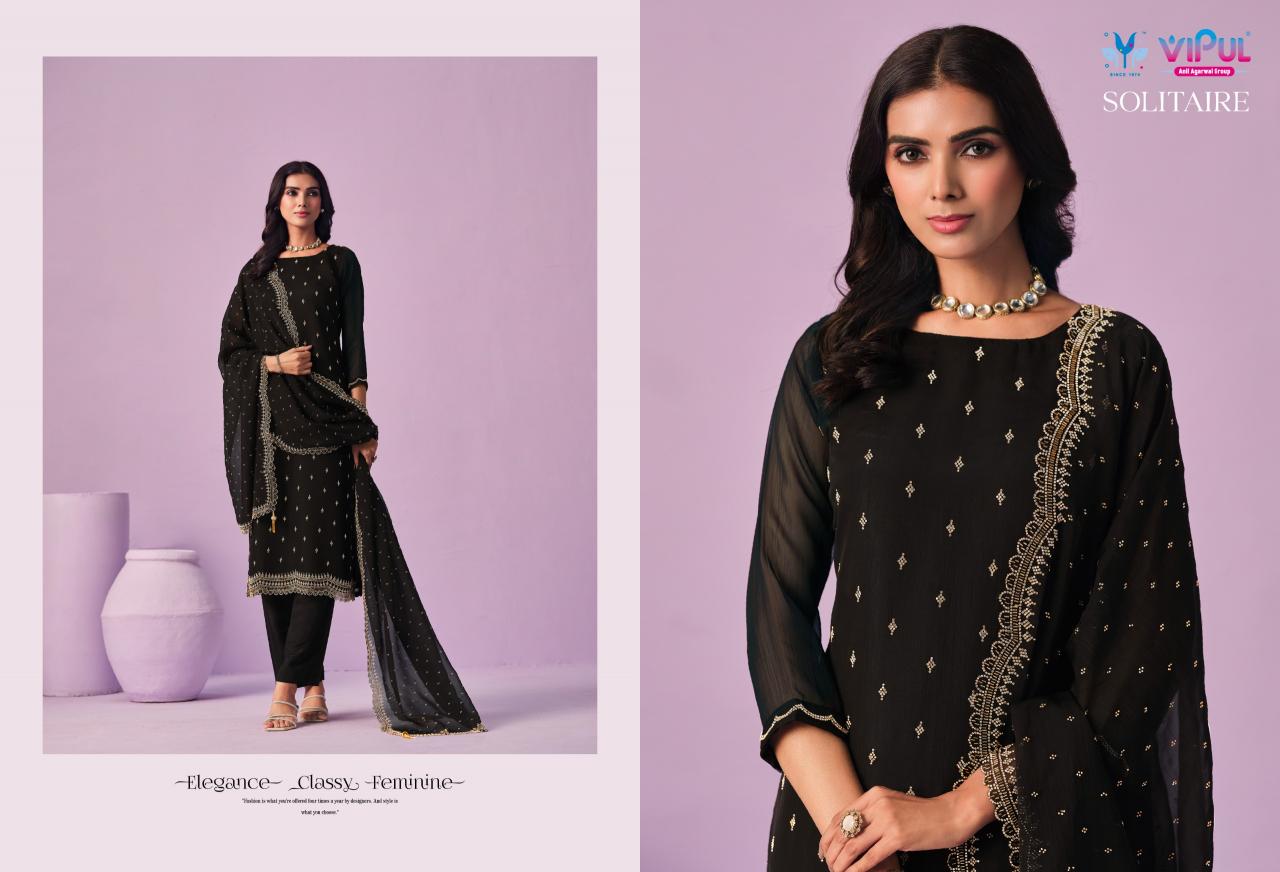 Vipul Solitaire catalog wholesale salwar kameez market in kolk