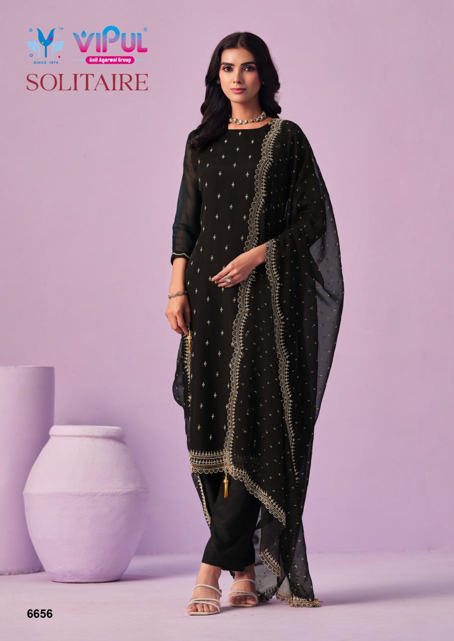 Vipul Solitaire catalog wholesale salwar kameez market in kolk