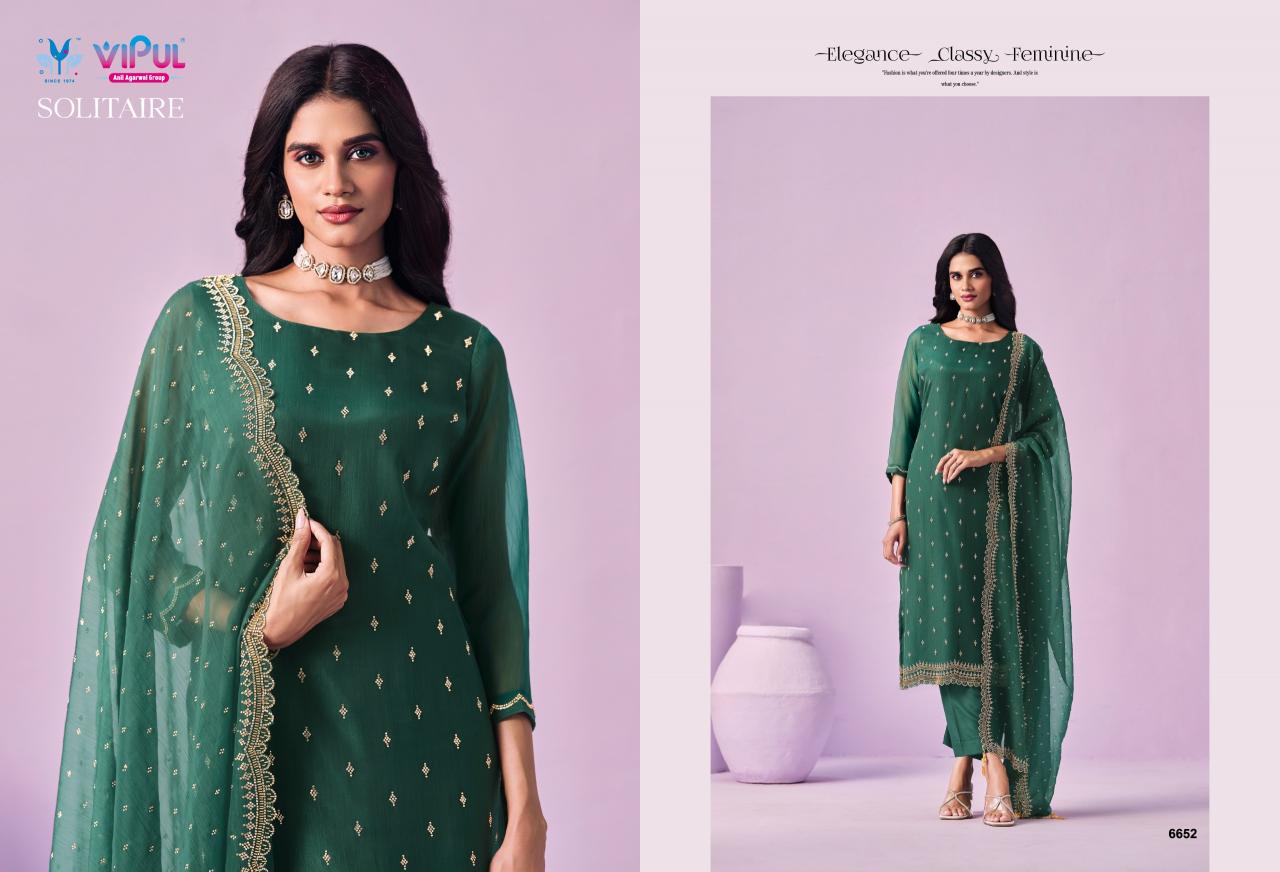 Vipul Solitaire catalog wholesale salwar kameez market in kolk