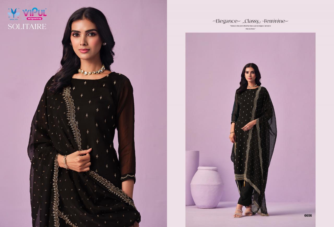 Vipul Solitaire catalog wholesale salwar kameez market in kolk