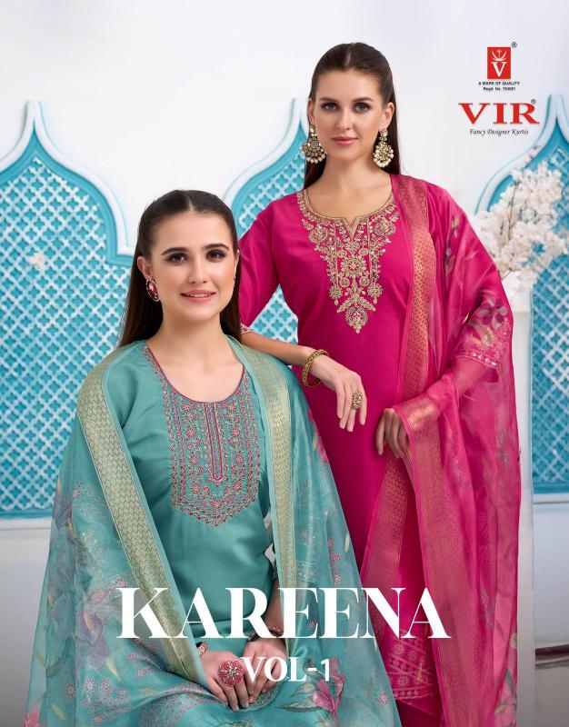 Vir Kareena vol 1 catalog kurtis wholesaler in junagadh