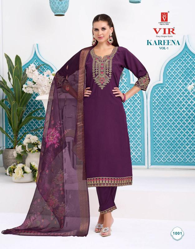 Vir Kareena vol 1 catalog kurtis wholesaler in junagadh