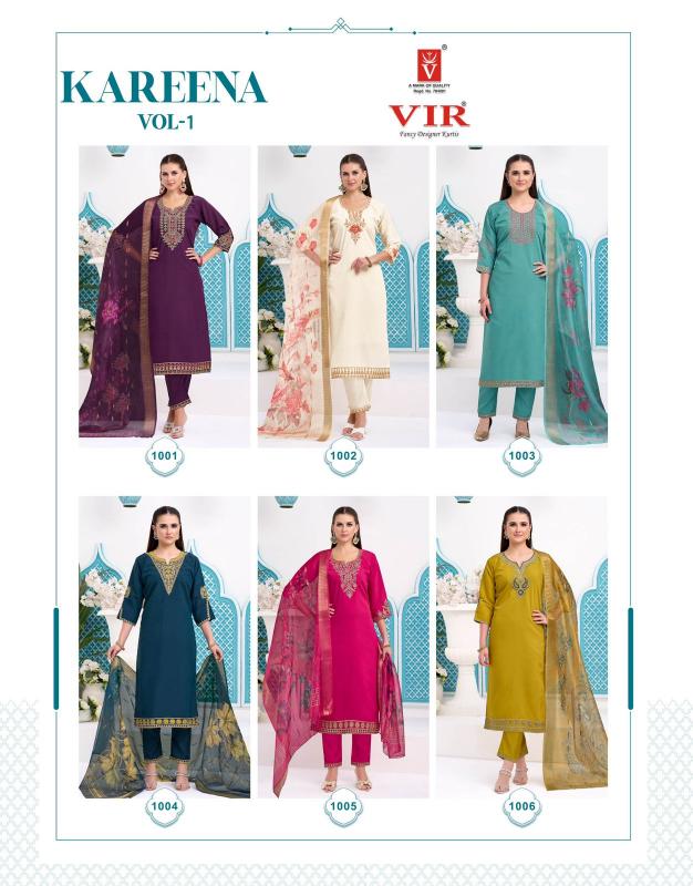 Vir Kareena vol 1 catalog kurtis wholesaler in junagadh