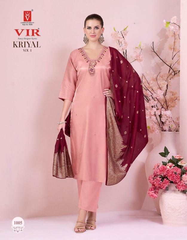 Vir Kriya vol 1 catalog branded kurtis wholesaler in delhi