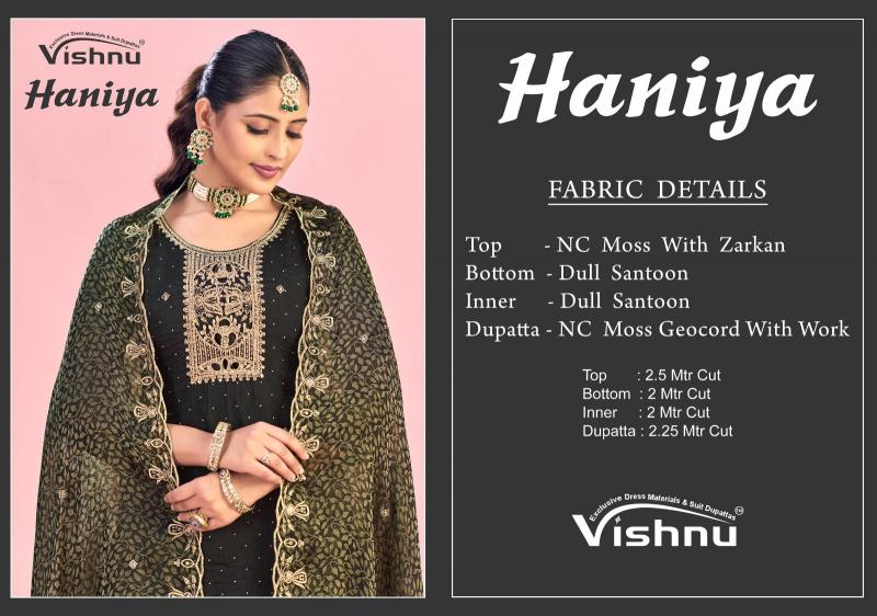 Vishnu Haniya catalog unstitched salwar kameez wholesalers