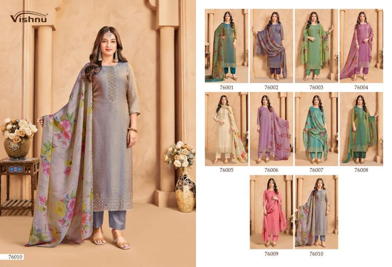 Vishnu Mahroof catalog wholesale unstitched salwar kameez material