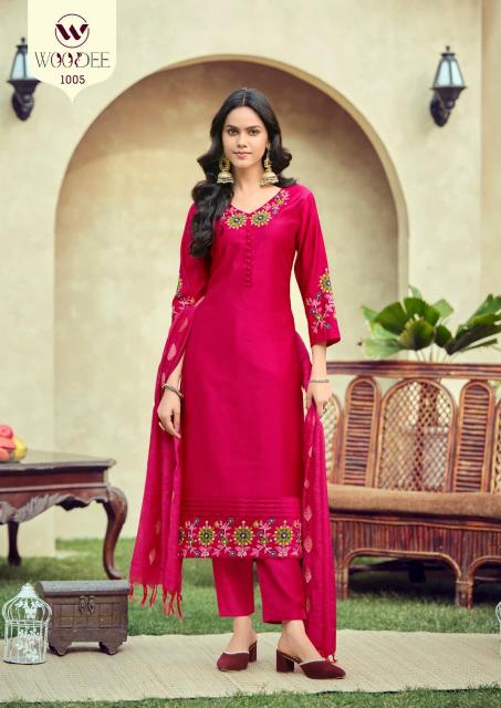 Woodee Tanisha catalog designer kurtis low price wholesale prices in surat