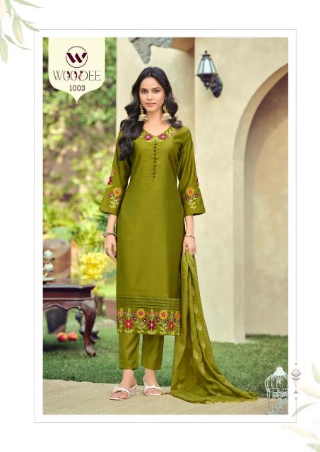 Woodee Tanisha catalog designer kurtis low price wholesale prices in surat