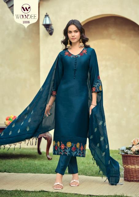Woodee Tanisha catalog designer kurtis low price wholesale prices in surat