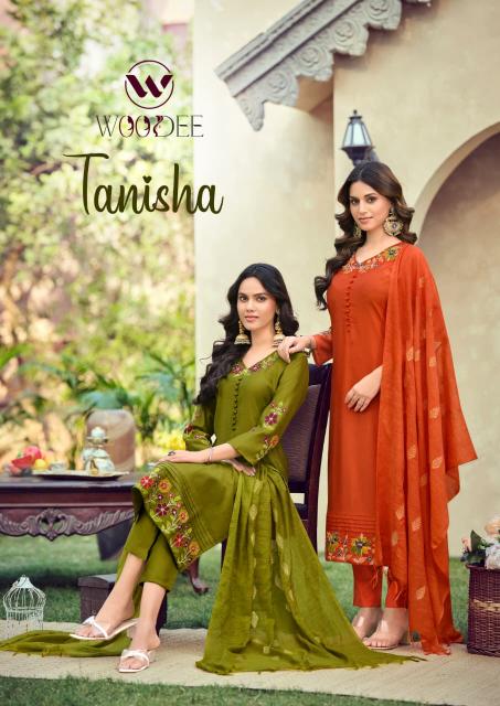 Woodee Tanisha catalog designer kurtis low price wholesale prices in surat