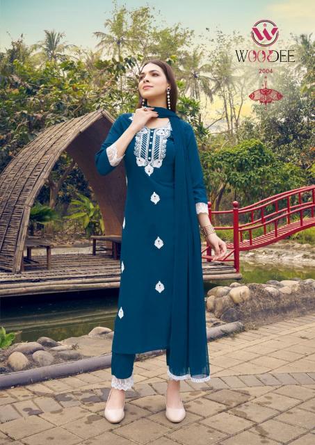 Woodee White Lotus Vol 2 catalog w brand kurtis wholesale in bangalore 