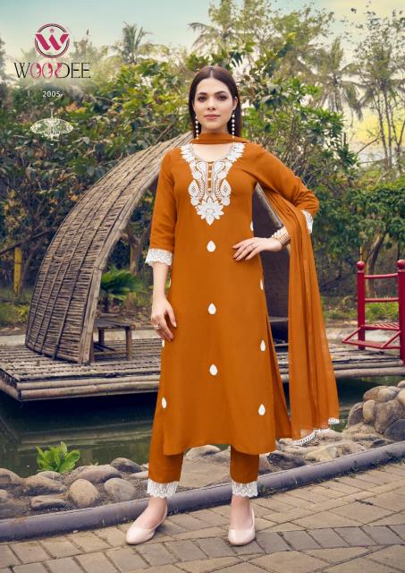 Woodee White Lotus Vol 2 catalog w brand kurtis wholesale in bangalore 