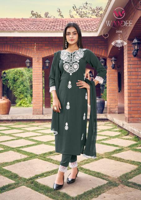 Woodee White Lotus Vol 2 catalog w brand kurtis wholesale in bangalore 