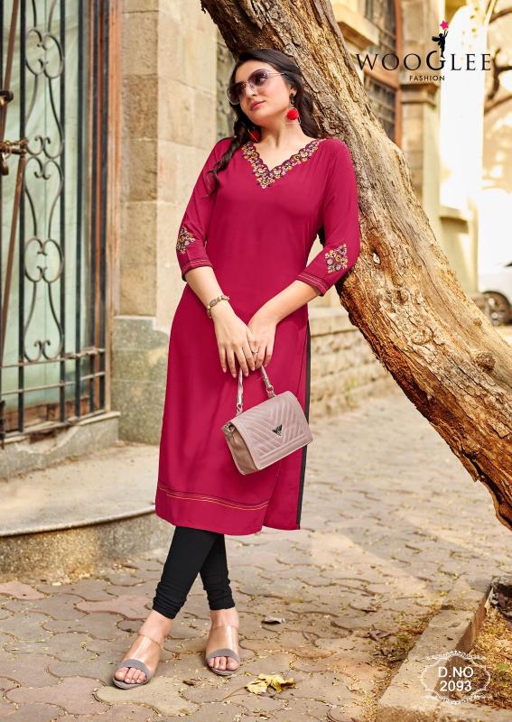 Wooglee Barbella Vol 14 catalog branded kurtis wholesale bulkli